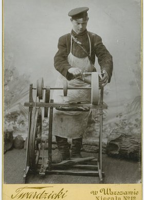Typy warszawskie - szlifierz