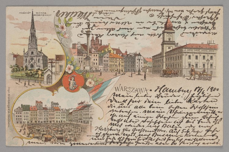 Mozaika widoków - kościół na Lesznie, Zamek Królewski, Stare Miasto