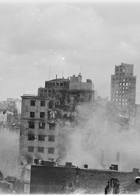 Panorama ruin zabudowy Śródmieścia