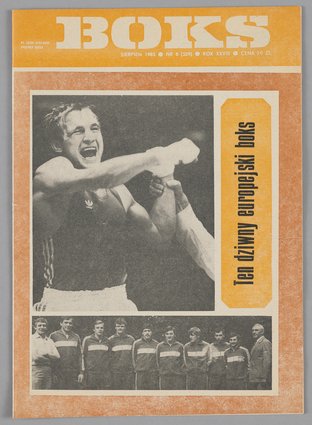 Czasopismo p.t. "Boks". Nr 8 (329). R. XXVIII z sierpnia 1985 r.