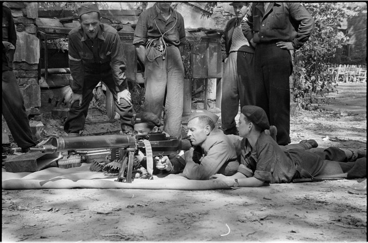 Nauka obsługi karabinu maszynowego MG 08/15