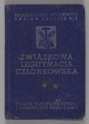 Legitymacja członkowska Wandy Manitius