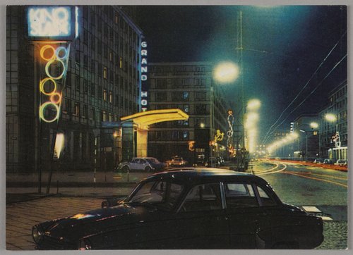 Ulica Krucza nocą