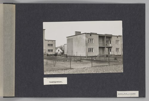 Plansza terenów objętych kredytowaniem na Wystawie Budowlano-Mieszkaniowej na Kole