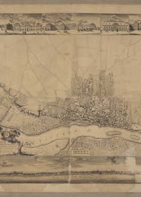 Plan de la ville de Varsovie... (Plan miasta Warszawy...), tzw. mały plan Tirregaille'a, skala ok. 6750