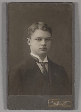 Antoni Olszewski w młodym wieku