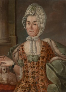 Portret Izabelli Małachowskiej (ok. 1700-1783) z pieskiem
