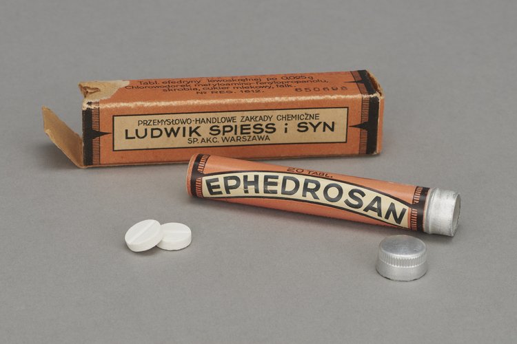 Opakowanie z preparatem "EPHEDROSAN" firmy Ludwik Spiess i Syn