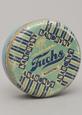 Pudełko po landrynkach firmy Fuchs