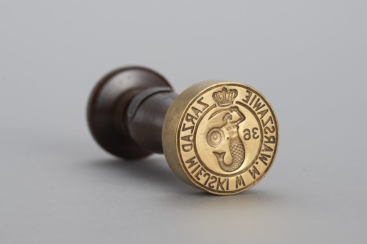 Tłok pieczętny Zarządu Miejskiego w Warszawie