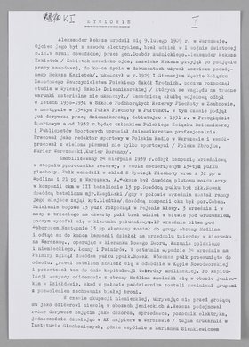 Pełny życiorys dziennikarza sportowego Aleksandra Rekszy - Kakietka