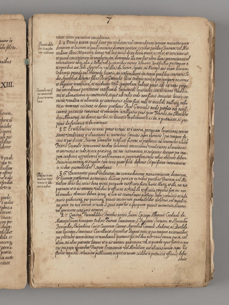 Tabula Censum-Księga ze sprawami ekonomicznymi Warszawskich Ojców Augustianów p.w. św. Marcina