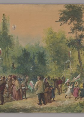 Zabawa ludowa na Bielanach