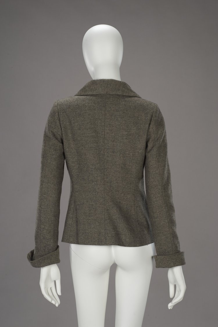 Żakiet damski w kolorze szarym