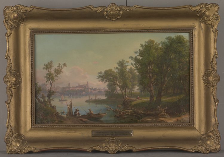 Widok Warszawy z Saskiej Kępy