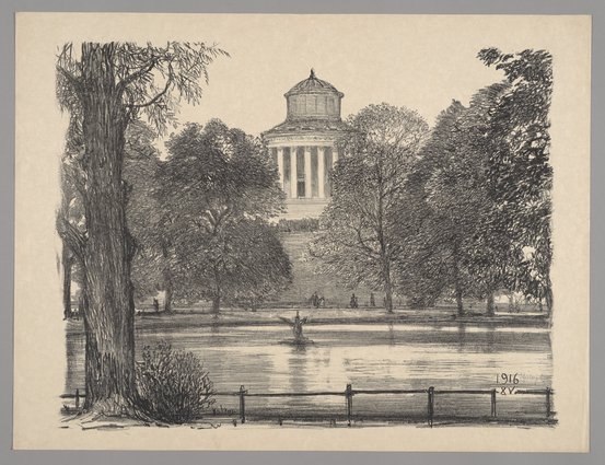 Sadzawka w Ogrodzie Saskim