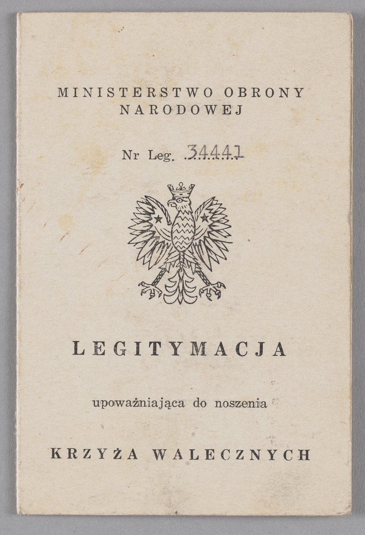Legitymacja Jerzego Chojnackiego