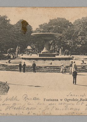 Fontanna w Ogrodzie Saskim