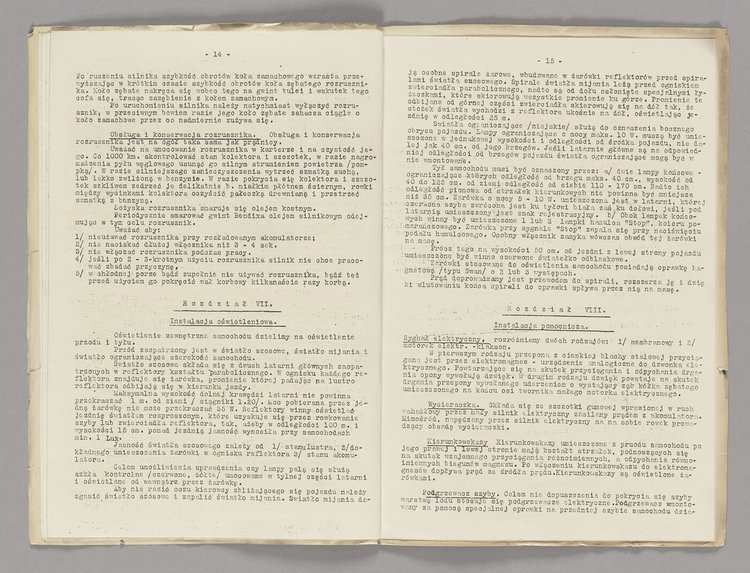 Broszura konspiracyjna p.t. Elektronika samochodowa. Na prawach rękopisu