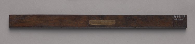 Linijka - "Pamiątka Składki Pogrzebowej 1861"