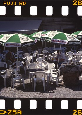 Ogródek kawiarni Lapidarium