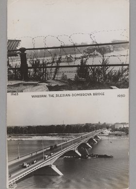 Most Kieredzia i most Śląsko Dąbrowski 1945-1950