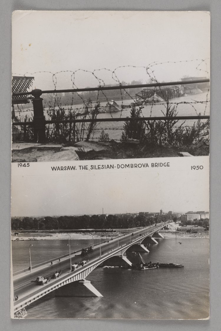 Most Kieredzia i most Śląsko Dąbrowski 1945-1950