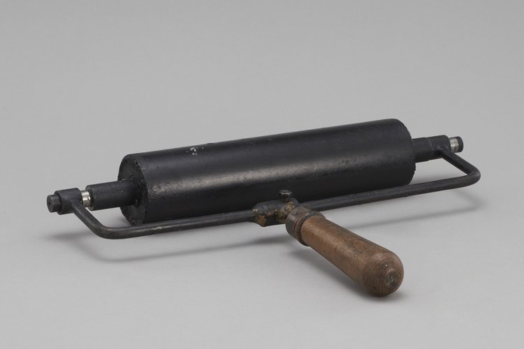 Wałek z jednym uchwytem do nakładania farby drukarskiej