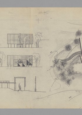Polski pawilon na Wystawę Paryską 1937, projekt konkursowy