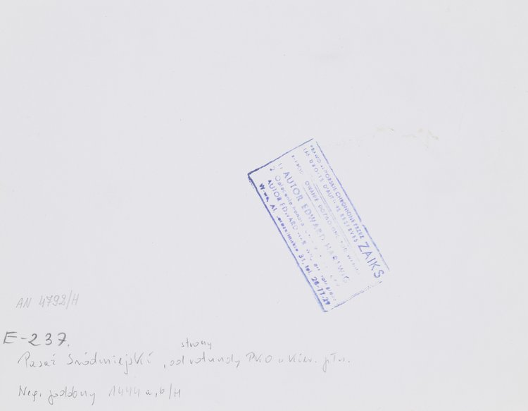 Pasaż Śródmiejski (obecnie: Pasaż Stefana "Wiecha" Wiecheckiego) i bar Zodiak