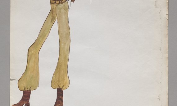 Projekt bluzki i spodni