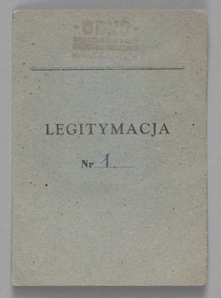 Legitymacja pracownicza Romualda Rochackiego