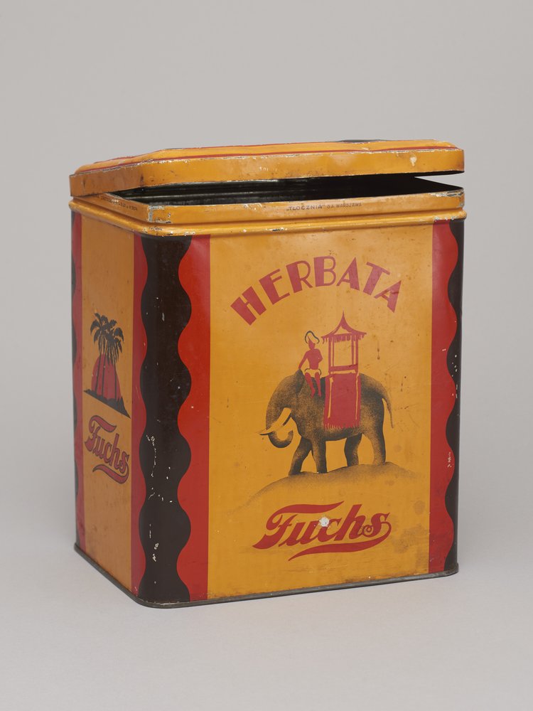 Pudło po herbacie firmy Fuchs