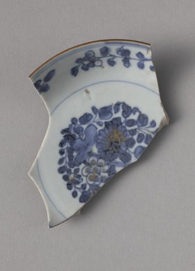 Spodek "minyao" w typie Batavia, fragment