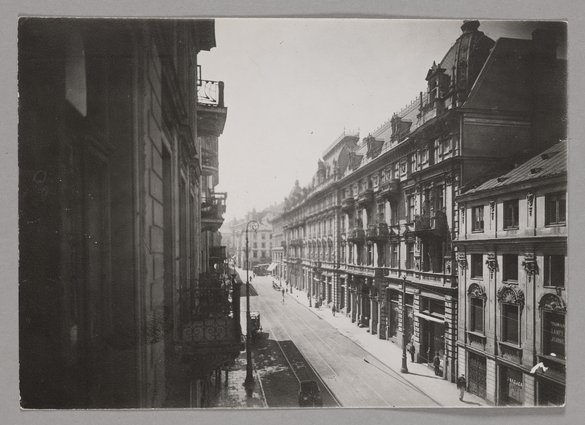 Perspektywa ulicy Trębackiej