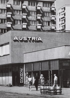 Ulica Próżna u zbiegu z ulicą Zielną