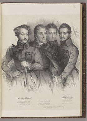 Portret Wacława Jełowickiego z synami