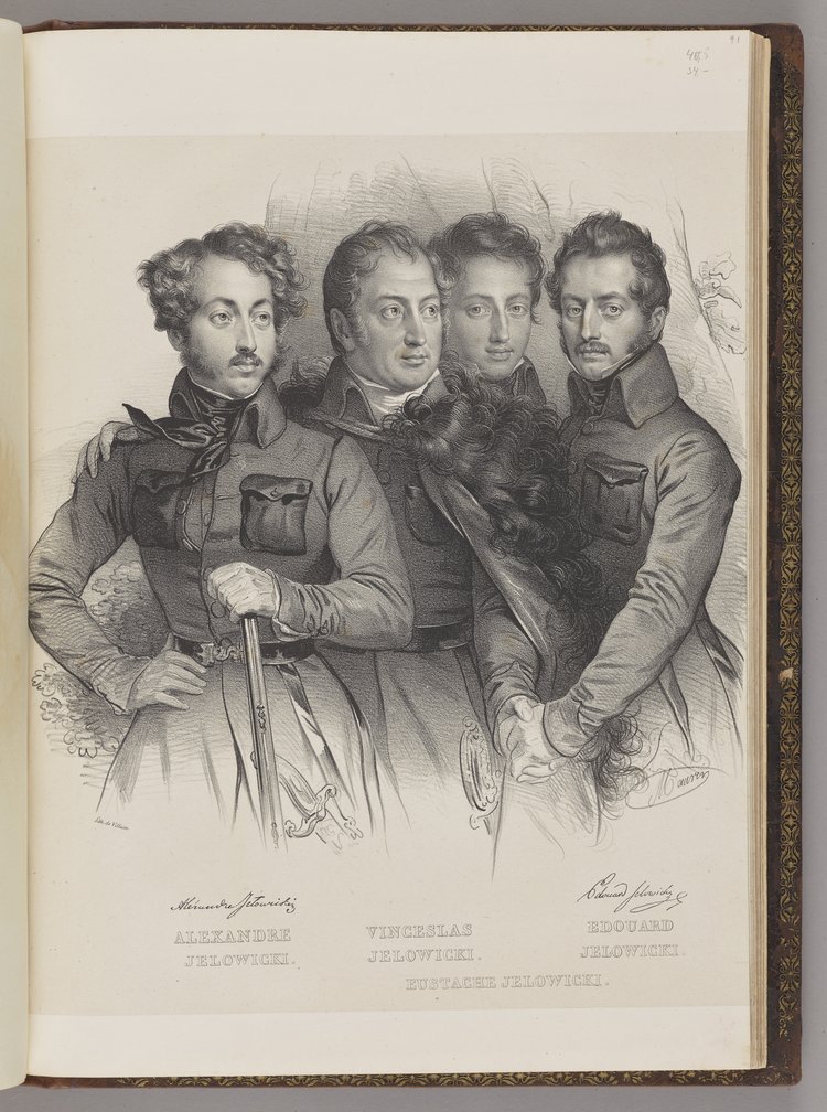 Portret Wacława Jełowickiego z synami