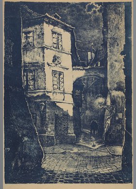 Ulica Rycerska nocą