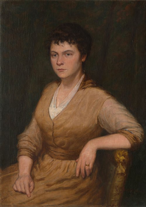 Portret Anny Kuszewskiej - Iwanow - Iwanieckiej (1883 - 1959)
