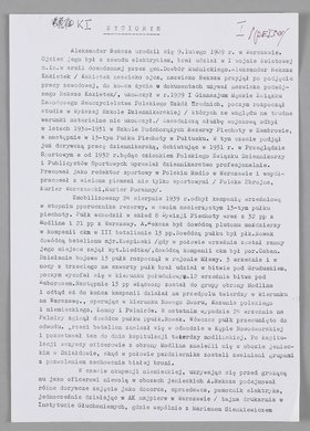 Pełny życiorys dziennikarza sportowego Aleksandra Rekszy-Kakietka