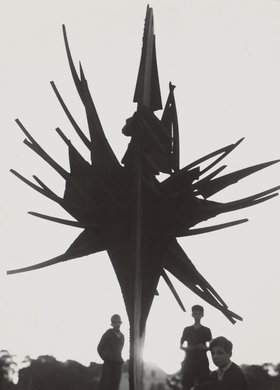 Planetoid, a sculpture by Henryk Wróblewski, the First Biennale of Metal Sculpture