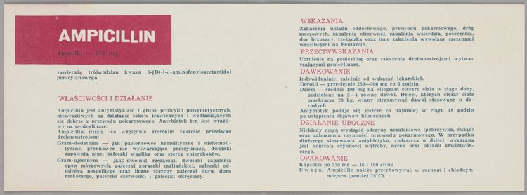 Ulotka informacyjna leku Amplicillin