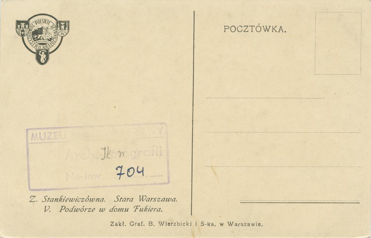 Podwórze kamienicy Fukiera