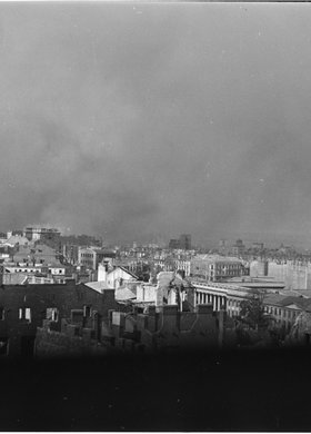 Panorama zniszczonego Śródmieścia