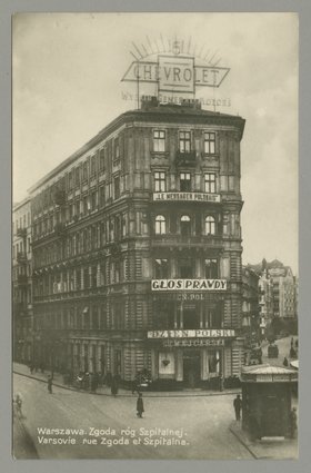 Kamienica na rogu ulicy Zgoda i Szpitalnej