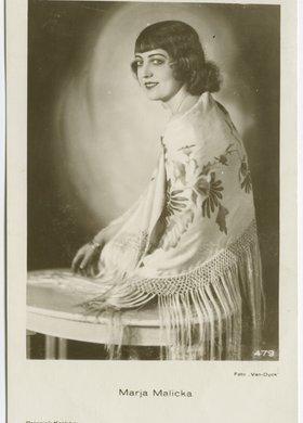 Portret aktorki Marii Malickiej