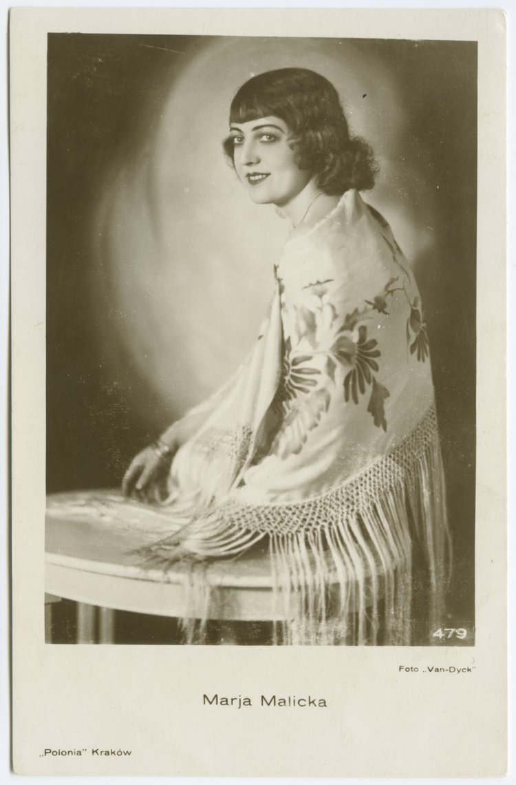 Portret aktorki Marii Malickiej