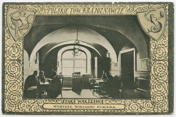 Wnętrze winiarni Fukiera w kamienicy przy Rynku Starego Miasta 27