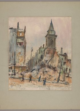 Kościół św. Aleksandra w ruinie